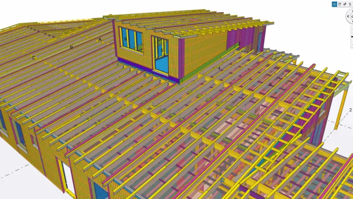 Image from Fritidshem gallery. Timber Structure building.